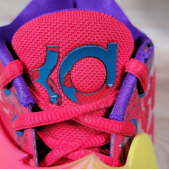 Nike‎ KD 14 Ron English 3 Shoes Mens 8 Red Pink Basketball Athletic DO6903-600 - Picture 12 of 13